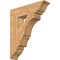 Ekena Millwork Balboa Traditional Smooth Bracket, Western Red Cedar, 5 1/2"W x 24"D x 28"H BKT06X24X28BOA01SWR - alternate 1